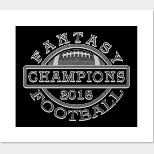 Fantasy Football 2018 Champions Silver Posters and Art